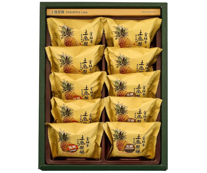 10入原味土鳳梨酥</br>10入綜合土鳳梨酥(原味、福圓)