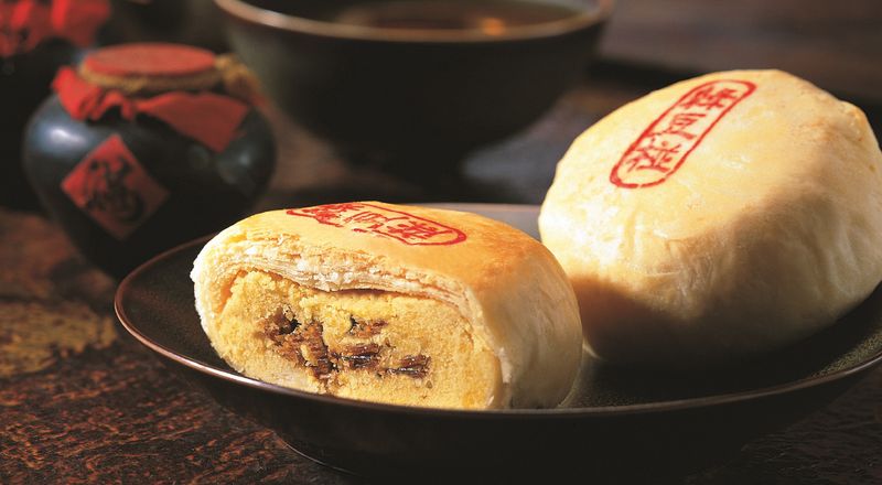 綠豆椪、香菇素餅